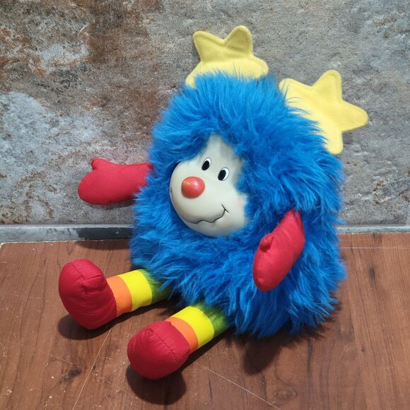 Vintage Rainbow Brite Champ Sprite Plushie Buddy Blue 1983 - Picture 6 of 12